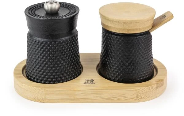 PEUGEOT Pfeffermühle Bali Tempel Der Gewürze Mit Salzschälchen Als Geschenkbox 3 PEUGEOT Pfeffermühle Bali Tempel Der Gewürze Mit Salzschälchen Als Geschenkbox