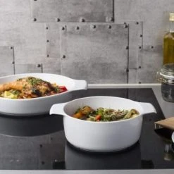 Eschenbach Topf Mit Deckel Cook & Serve In Weiß 20 Cm / 2 Liter 14 Eschenbach Topf Mit Deckel Cook & Serve In Weiß 20 Cm / 2 Liter -KitchenAid Geschäft COOK SERVE 007 neu l 2