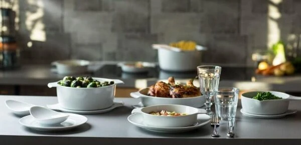 Eschenbach Topf Mit Deckel Cook & Serve In Weiß 20 Cm / 2 Liter 4 Eschenbach Topf Mit Deckel Cook & Serve In Weiß 20 Cm / 2 Liter – Bild 2