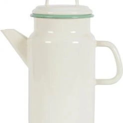 Kockums Teekanne Aus Emaille, Cream Lux