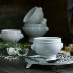 Pillivuyt Löwenkopfterrine Handgefertigt Nr.4 Volumen 40 Cl Durchmesser 110 Mm -KitchenAid Geschäft CollG n rale 400150BL 2 l 1