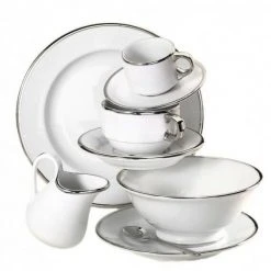 Pillivuyt Teetasse Sancerre Mit Platinrand Teetasse / Volumen: 18 Cl