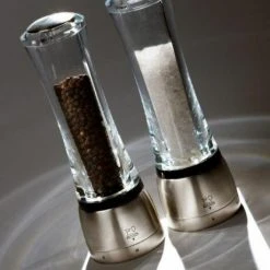 PEUGEOT Pfeffermühle Daman In Acryl/Edelstahl Mit Justierbarem Mahlgrad 21 Cm -KitchenAid Geschäft Daman Ambiente l 1