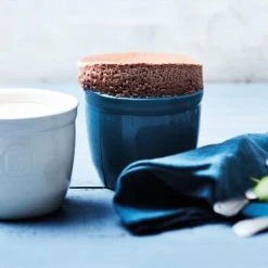 Emile Henry Töpfchen Nr. 8 In Feu Doux, 2er Set -KitchenAid Geschäft EH 1008 Amb Ramequin Ramekin ChocolateSouffle2 H 2