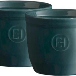 Emile Henry Töpfchen Nr. 8 In Feu Doux, 2er Set