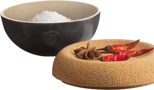 Emile Henry Salzdose In Truffle 4 Emile Henry Salzdose In Truffle – Bild 2