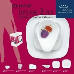 Kahla Elixyr Starterset, 12-teilig 6 Kahla Elixyr Starterset, 12-teilig -KitchenAid Geschäft Elixyr 90 015 15E197 Design2Go Set 12pcs 01