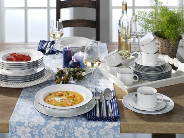 Friesland Porzellan Friesland Frühstücksbrett Jeverland Kleine Brise 27 X 14 Cm 5 Friesland Porzellan Friesland Frühstücksbrett Jeverland Kleine Brise 27 X 14 Cm – Bild 3