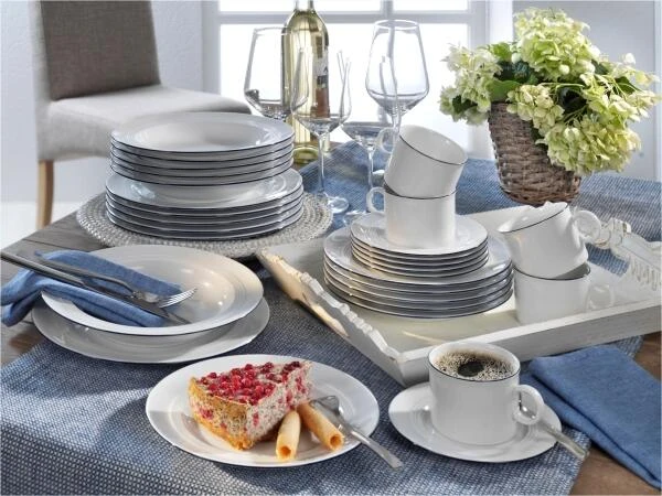 Friesland Porzellan Friesland Frühstücksbrett Jeverland Kleine Brise 27 X 14 Cm 6 Friesland Porzellan Friesland Frühstücksbrett Jeverland Kleine Brise 27 X 14 Cm – Bild 4