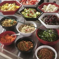 Emile Henry Gastro Emile Henry Schale Sechseckig In Schwarz 31 X 27 Cm -KitchenAid Geschäft GASTRON BUFFET FROID 3