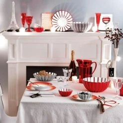 Guzzini Teller Grace Tief In Rot -KitchenAid Geschäft GRACE neu 9