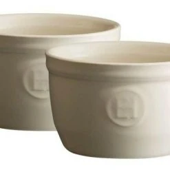 Emile Henry Töpfchen Nr. 9 In Ton, 2er Set