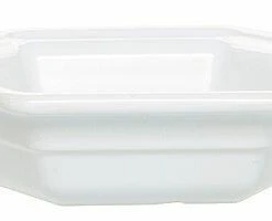 Emile Henry Gastro Emile Henry Schale Sechseckig In Weiß 26,5 X 23,5 Cm