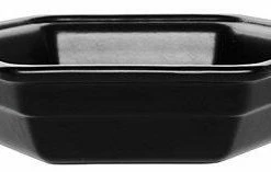 Emile Henry Gastro Emile Henry Schale Sechseckig In Schwarz 31 X 27 Cm