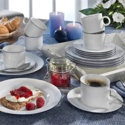 Friesland Porzellan Friesland Eierbecher JEVERLAND Kleine Brise -KitchenAid Geschäft Jeverland kl Brise 18tlg 7