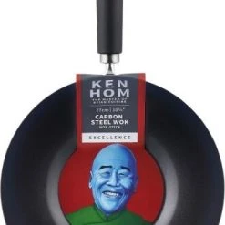 Ken Hom Wok Aus Antihaft Karbonstahl Mit Phenolharz-Griff, 27 Cm 9 Ken Hom Wok Aus Antihaft Karbonstahl Mit Phenolharz-Griff, 27 Cm -KitchenAid Geschäft KH427001 3