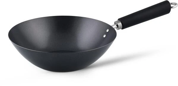 Ken Hom Wok Aus Antihaft Karbonstahl Mit Phenolharz-Griff, 27 Cm 3 Ken Hom Wok Aus Antihaft Karbonstahl Mit Phenolharz-Griff, 27 Cm