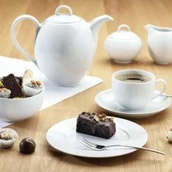 Kahla Aronda Espresso-/Mocca-Obertasse 0,10 L In Weiß -KitchenAid Geschäft Kahla Aronda white 05 5 l