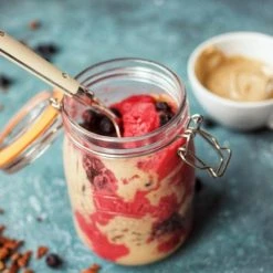 Kilner Clip Top Einmachglas, Rund 1 Liter / 180 Mm -KitchenAid Geschäft Kilner Clip Top Einmachglas Mango Himbeer Bowl KochForm2 3