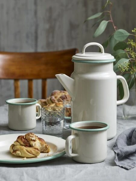 Kockums Teekanne Aus Emaille, Cream Lux 5 Kockums Teekanne Aus Emaille, Cream Lux – Bild 3