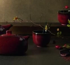 ASA Becher Kolibri In Chestnut -KitchenAid Geschäft Kolibri RustyRed Teekannen 1