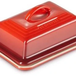 Le Creuset Butterdose In Kirschrot -KitchenAid Geschäft LC Butterdose kirschrot 70837170600000 007