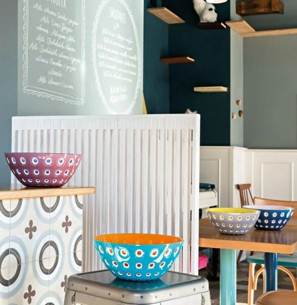 Guzzini Schüssel Le Murrine In Grau-gelb 5 Guzzini Schüssel Le Murrine In Grau-gelb – Bild 3