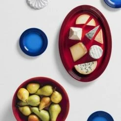 Le Creuset Servierplatte Oval In Ofenrot -KitchenAid Geschäft LS 91059518060099 2 l 3