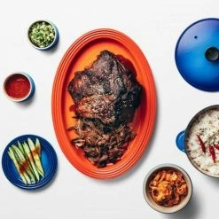 Le Creuset Servierplatte Oval In Ofenrot -KitchenAid Geschäft LS 91059518090099 2 1 l