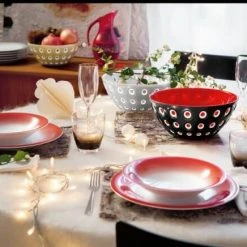 Guzzini Schüssel Le Murrine In Rot-weiß -KitchenAid Geschäft Le Murrine 4 neu 3