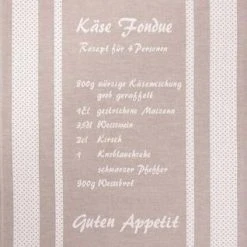 Küchentuch Fondue Nr. 1 Von KULTSCHTOFF, Taupe