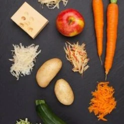 Microplane Grobreibe Home In Rot -KitchenAid Geschäft MP Grating Results Extra Coarse Blade neu 2 l