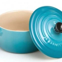 Le Creuset Mini Cocotte In Karibik -KitchenAid Geschäft Mini Cocotte rund ka3 l