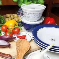 Kahla Pastateller Magic Grip On Tour Blue Harbour, 22 Cm -KitchenAid Geschäft On Tour 90 032 16 HiRes neu l