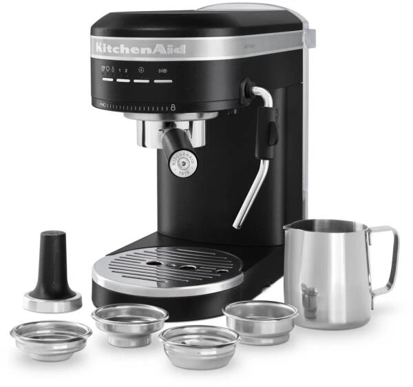 KitchenAid Halbautomatische Espressomaschine ARTISAN In Gusseisen Schwarz 7 KitchenAid Halbautomatische Espressomaschine ARTISAN In Gusseisen Schwarz – Bild 5