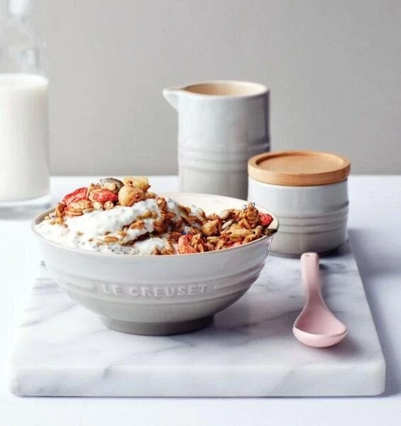 Le Creuset Müslischüssel In Perlgrau 4 Le Creuset Müslischüssel In Perlgrau – Bild 2