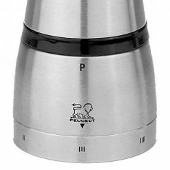 PEUGEOT Salzmühle Mahé In Edelstahl Mit Justierbarem Mahlgrad 16 Cm -KitchenAid Geschäft Pfeffermuehle Mahe 2 1