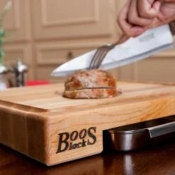 Boos Blocks Schneidebrett PrepMaster Mit Auffangschale 38 X 35 X 6 Cm/ 5,3 Kg -KitchenAid Geschäft Prepmaster LIFESTYLE 018 neu l