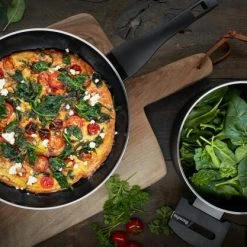 Berndes Wokpfanne B.green -KitchenAid Geschäft ProductMood BL BERNDES Spinat Fritatte bgreen