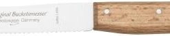 RÖR Solingen RÖR Buckelsmesser Mit Buchenholzgriff Und Wellenschliff