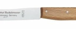 RÖR Solingen RÖR Buckelsmesser Mit Buchenholzgriff