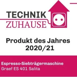 GRAEF Siebträger-Espressomaschine Salita, Weiß -KitchenAid Geschäft SIEGEL Graef ES401