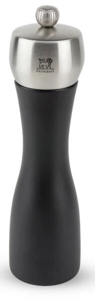 PEUGEOT Salzmühle Fidji In Buche Schwarz 15 Cm 3 PEUGEOT Salzmühle Fidji In Buche Schwarz 15 Cm