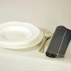 Schlitzer Leinen Tischdecke Domaine In Weiß 130 X 170 Cm