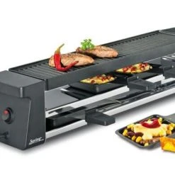 Spring Raclette4 Compact In Aluminiumguss, Schwarz