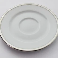 Pillivuyt Kaffeetasse Sancerre Mit Platinrand Kaffeetasse / Volumen: 12 Cl -KitchenAid Geschäft Teller 1