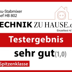 GRAEF Akku-Stabmixer HB 802 In Schwarz -KitchenAid Geschäft Testsiegel Graef HB 802