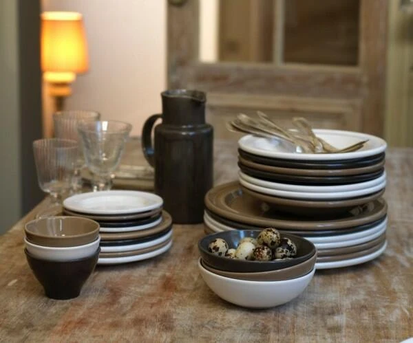 Emile Henry Speiseteller Groß In Fusain 6 Emile Henry Speiseteller Groß In Fusain – Bild 4