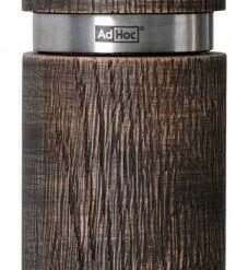 AdHoc Pfeffer- Oder Salzmühle Textura Antique Schwarz 15 Cm / 5 Cm