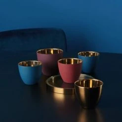 ASA Windlicht, Gold Groß: Ø 9 Cm / Höhe 8 Cm -KitchenAid Geschäft Windlichter Xmas Gold 2